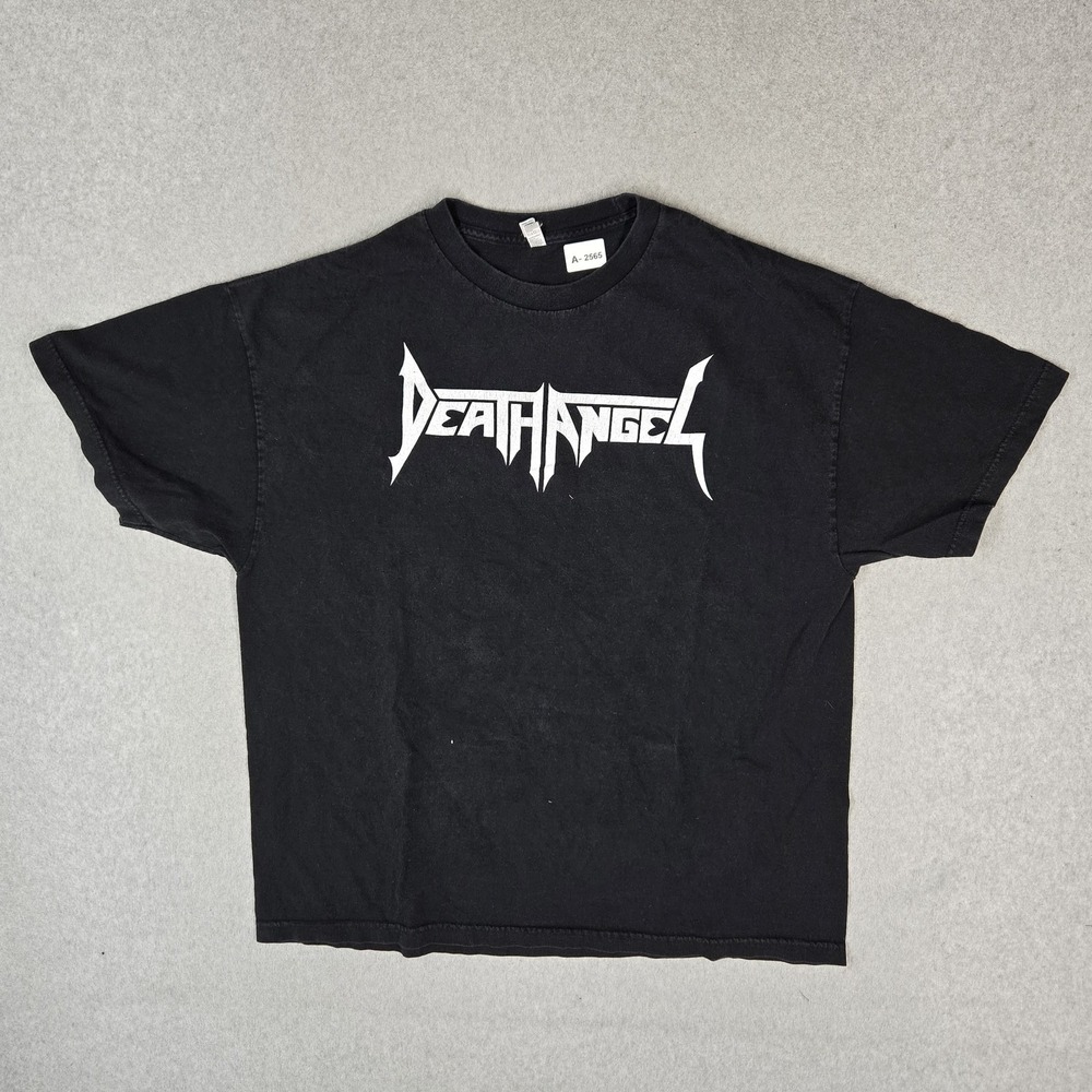 Death Angel Men Shirt 2XL Black The Evil Divide North American Tour 2016 Skull